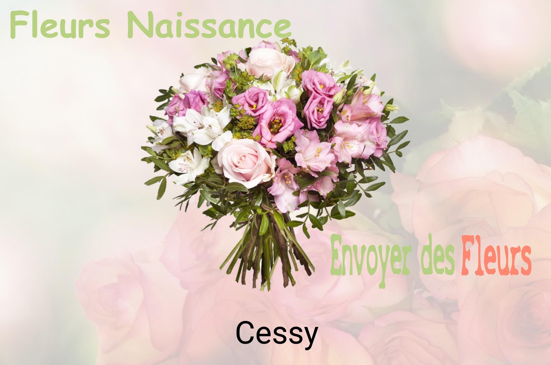 Bouquet de fleurs de naissance livré à Cessy